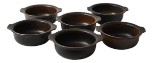 Mid-Century Ruska Bowls by Ulla Procope for Arabia, Set of 6