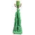 1970s Re-Editon Art Deco Frankart "Spirit of Modernism" L215 Spelter Metal Table Lamp For Sale - Image 4 of 10