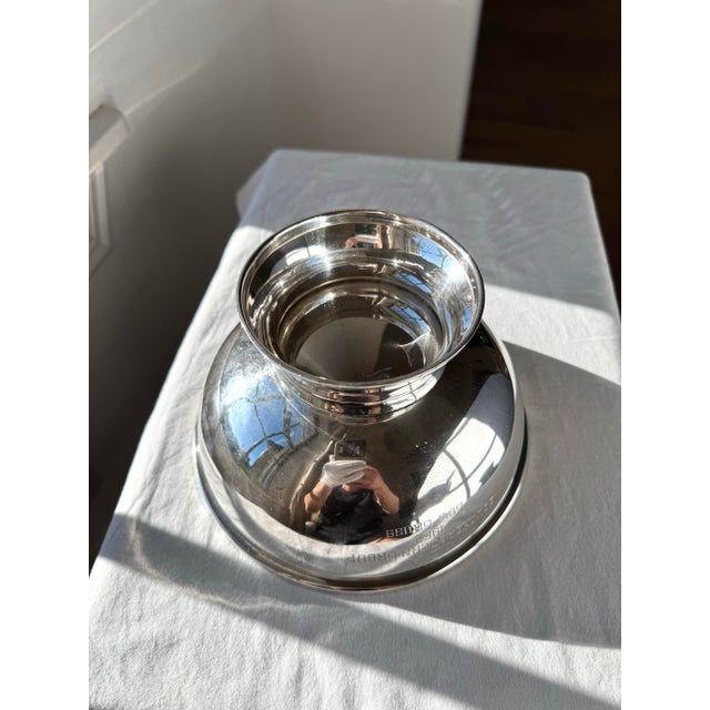 Vintage Fisher Sterling Silver Paul Revere Style Trophy Bowl - 423 G For Sale In Dallas - Image 6 of 10