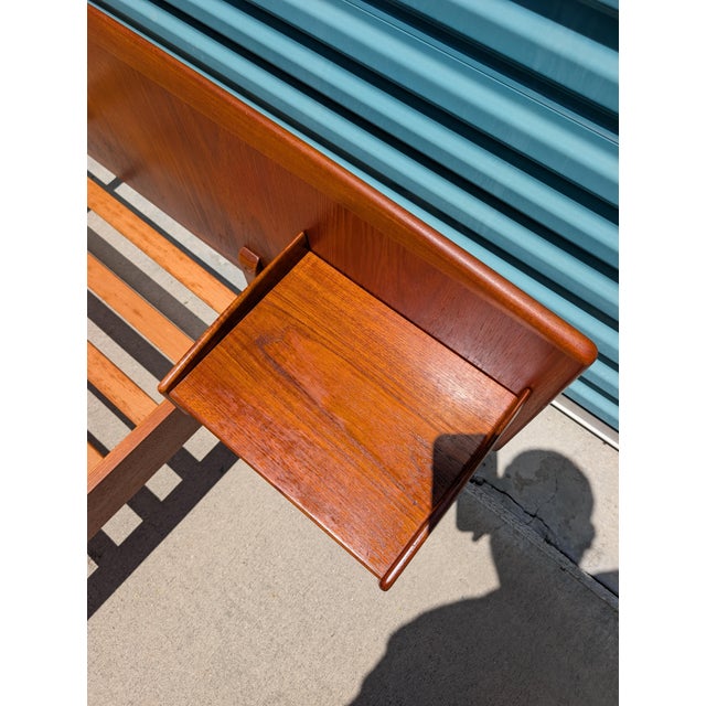 Danish Modern Full Size Teak Bed Frame by Melvin Mikkelsen Møbler, C1960s For Sale - Image 9 of 13