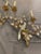 Maison Baguès 1940’s French Gilt Metal Sconces With Crystal Birds- Pair For Sale - Image 4 of 6