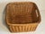Large Vintage French Market Handmade Wicker Basket For Sale In Miami - Image 6 of 6