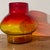 Offering a large blown glass foot vase. Introduce a burst of color to your space with this exquisite blown glass vase....