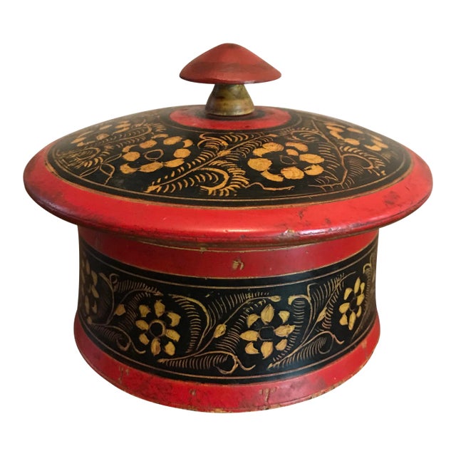 Punjabi Wooden Spice Box For Sale
