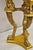 Late 20th Century Egyptian Revival Gold Giltwood Marble Top Sphinx Pedestal Side Table Plant Stand For Sale - Image 10 of 12