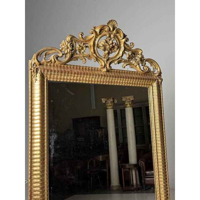 French Crested Mirror, 19th Century For Sale - Image 12 of 16