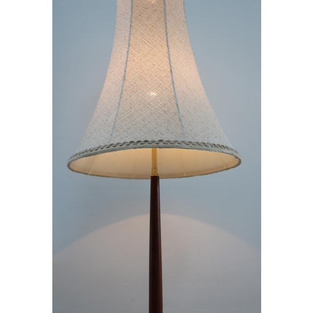 Danish Modern Teak Cone Floor Lamp, 1960s For Sale - Image 10 of 11