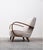 1930s Bentwood Armchair with Beige Upholstery by Jindrich Halabala, 1930s For Sale - Image 5 of 12