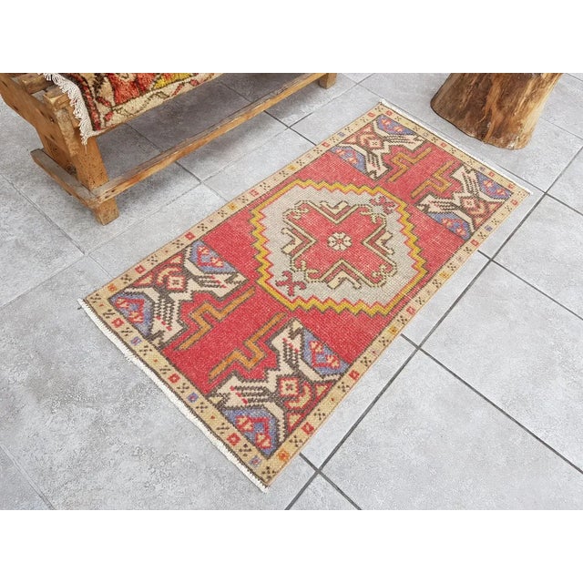 1950s 1950s Modern Vintage Area Rug For Sale - Image 5 of 10