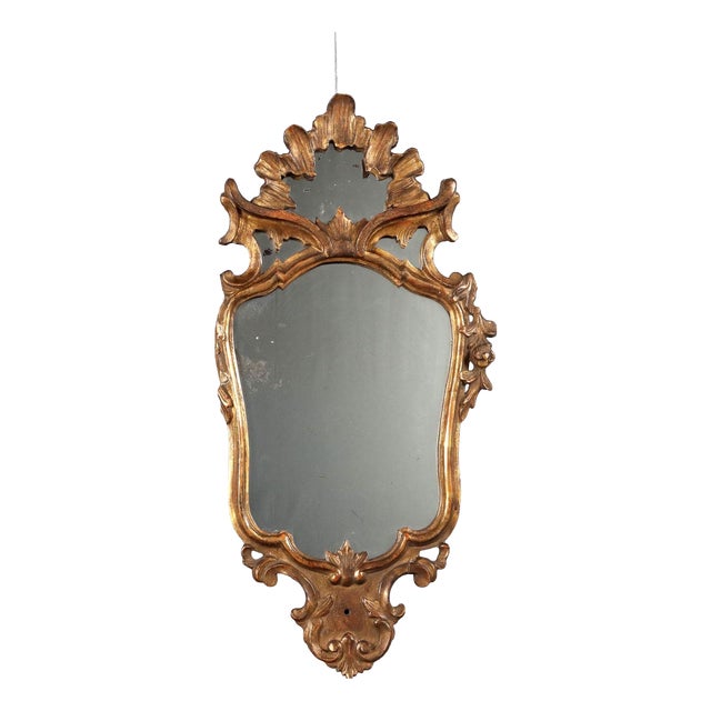 Small Baroque Wall Mirror For Sale