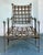Metal Vintage Boho Wrought Iron Lounge Chair and Ottoman After Tempestini, 2 Pieces For Sale - Image 7 of 11
