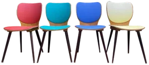 Bistrot Dining Chairs from Baumann, 1970s, Set of 4