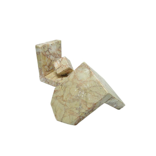 Stone Art Deco Bookends, Belgium, 1930s, Set of 2 For Sale - Image 7 of 14