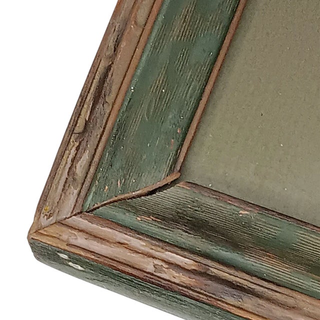 Antique 1919 Vintage Landscape Watercolor Painting House Barn Dirt Road, Framed For Sale - Image 11 of 12