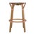 2020s Ballito 30 in. Seat Height Oval Rattan Bar Stool with Footrest, French White, Orange & Brown For Sale - Image 5 of 8