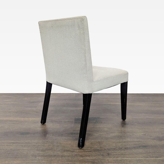 Crate & Barrel Pair of Crate & Barrel Dining Side Chairs For Sale - Image 4 of 12