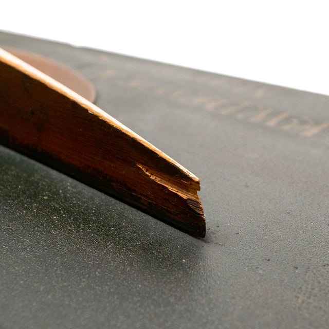 1900s f.w. Devoe & c.t. Reynolds Marine Paints Half-Hull Advertising Plaque “Columbia” For Sale - Image 12 of 14