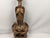 Gold Monumental Gothic Revival Angel Pedestal Candleholder With Mythological Dragon Base For Sale - Image 8 of 16