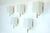 Set of five Italian sconces manufactured by Stilnovo during the 50s. No label or mark. Great general vintage condition but...