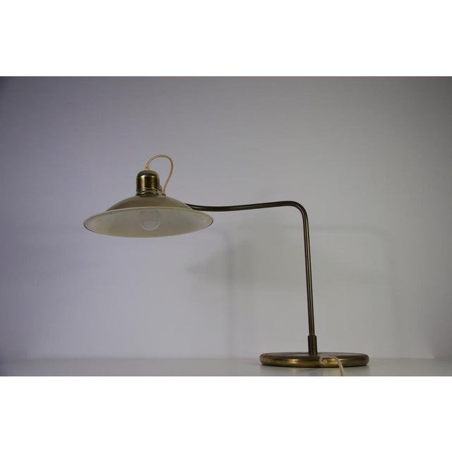 Mid-Century Brass Table Lamp, Germany, 1960s For Sale - Image 4 of 13