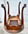 Thomasville Cherry Wood Table Vintage Queen Anne Oval Side End Pull Out Shelf For Sale - Image 12 of 12