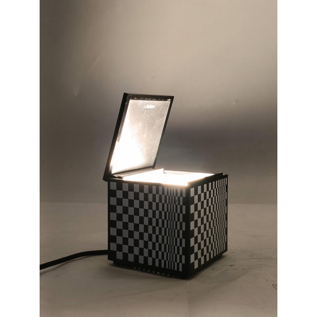 Cuboluce Table Lamp by Bettonica E Melocchi for Cini&nils, Italy, 1970s For Sale - Image 9 of 11