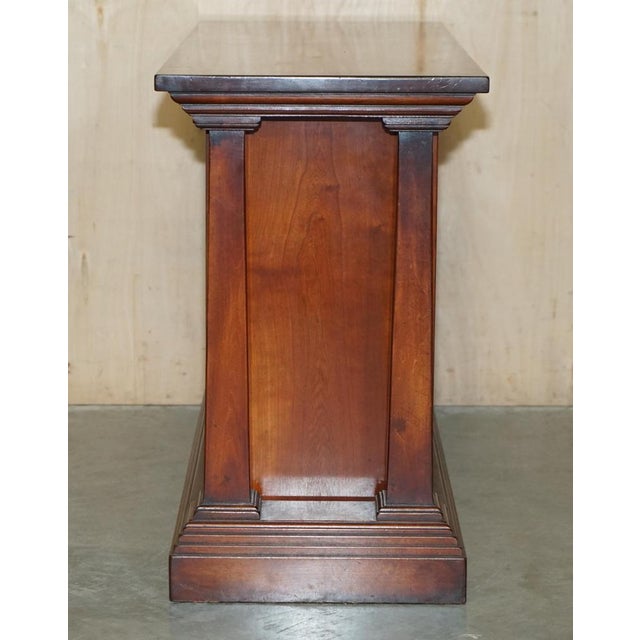 Hardwood Open Pillared Dwarf Library Bookcase from Harrods Kennedy London For Sale - Image 18 of 18