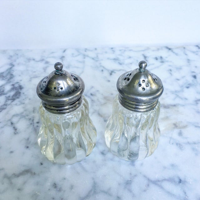 Vintage Silver Top Salt and Pepper Shakers a Pair Chairish