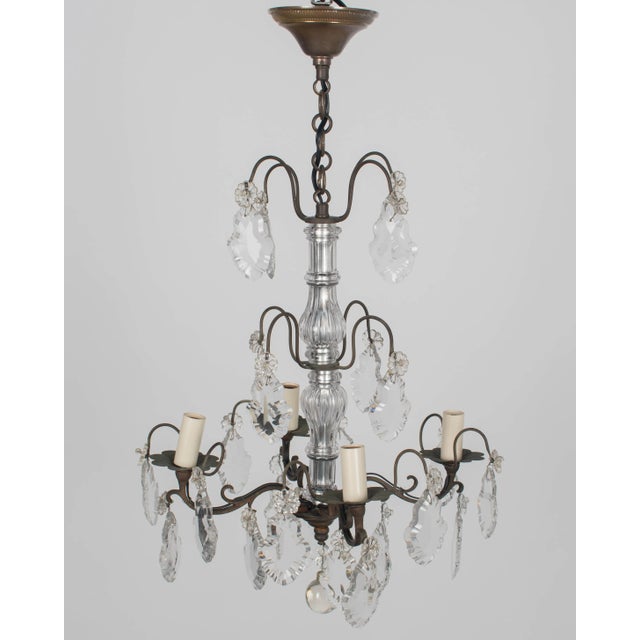 French Louis XV Style Crystal Chandelier For Sale - Image 13 of 16