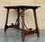 Mid 19th Century 19th Spanish Sturdy Side Table with Carved Turned Legs and Double Stretcher For Sale - Image 5 of 18