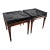 Mid-Century Hollywood Regency Maison Jansen Style Tufted Low Stools - A Pair For Sale