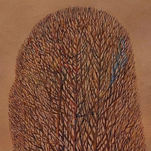 Zbigniew Wozniak, According to the Master Leonardo (Mona Lisa), 2023, Oil Painting on Board For Sale - Image 4 of 6