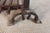 Large 19th-Century Andirons and Fireplace Grate, Set of 4 For Sale - Image 4 of 8