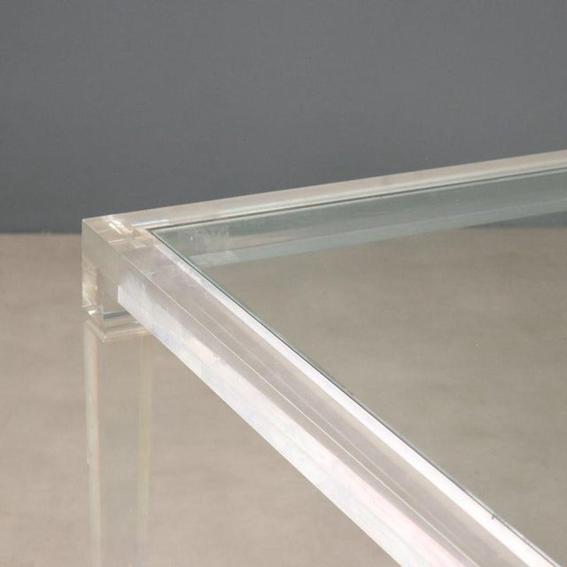 Vintage Coffee Table in Plastic and Glass, Italy, 1990s For Sale - Image 3 of 9