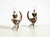 Mid-Century Modern Italian Hand-Painted Ceramic Table Lamps, 1950s, Set of 2 For Sale - Image 3 of 18