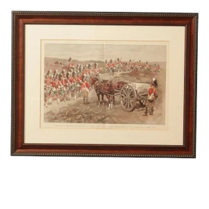 Antique English Colored Lithograph, After Jan Hoynck van Papendrecht