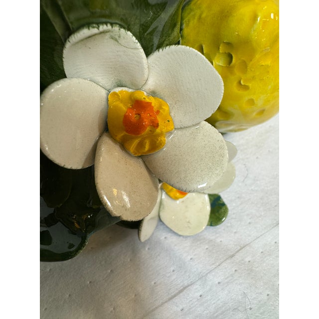 Capodimonte Lemon Candles Holders, Set of Two For Sale In San Francisco - Image 6 of 12