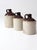 Antique Stoneware Crock Jugs Set of 3 For Sale - Image 6 of 10