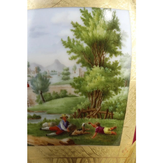 Restoration Period Porcelain Vases, Set of 2 For Sale - Image 12 of 18