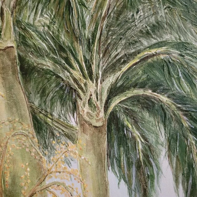 Palm Trees Acrylic Painting For Sale - Image 4 of 5