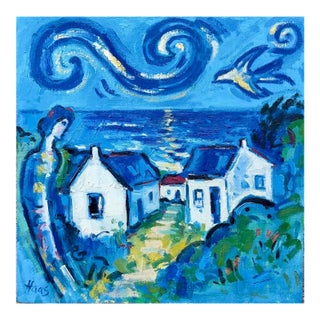 "Seaside Spirits" Impressionist Oil Painting For Sale