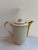 1950s Vintage Limoges France Large 1000 Ml White With Gold Trim Coffee Pot With Lid by Cenpor For Sale - Image 5 of 18