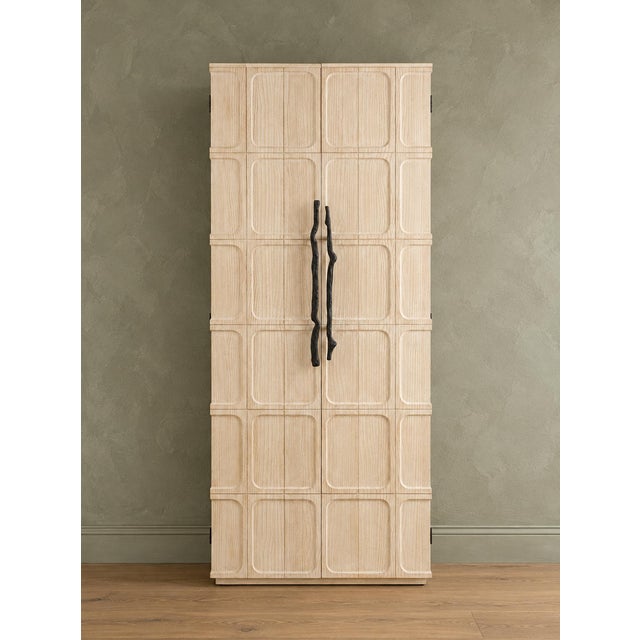 Pine Grid & Iron Branch Storage Cabinet For Sale In Los Angeles - Image 6 of 6