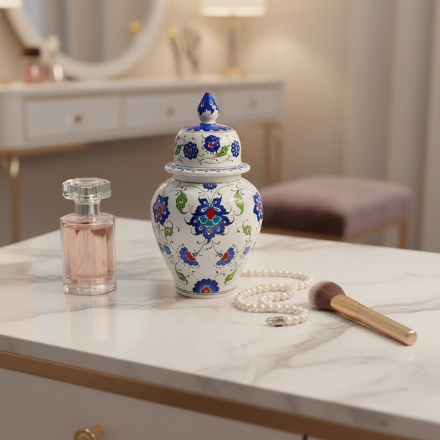 The Little Jewel This Handmade Ceramic Lidded Jar proves that great style comes in small packages. Standing at 20 cm, this...
