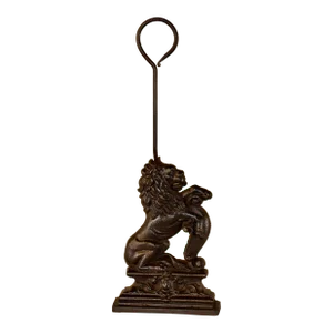 19th Century English Iron Doorstop