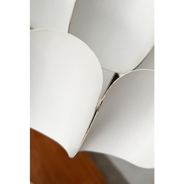 Mid-Century Swiss White Metal Pendant Lamp by H. Zender for Temde, 1960s For Sale - Image 15 of 18