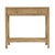 2020s Como 31.5 in. W Rectangular Banana Leaf 1 Drawer Console Table with Lower Open Shelf, Natural Rattan For Sale - Image 5 of 8
