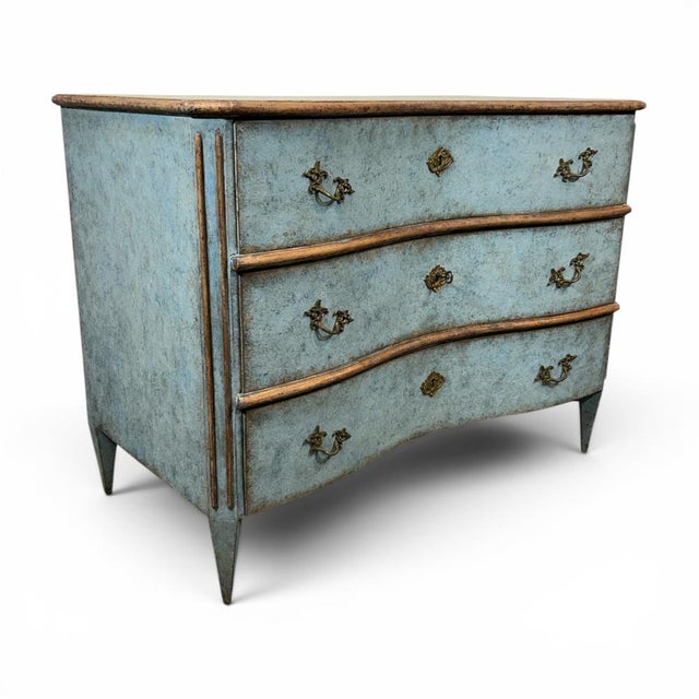 Swedish Neo-Rococo Chest of Drawers, 1890s For Sale - Image 3 of 8