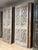 Midcentury Carved Entry Doors in Distressed Wood Architectural Statement Panels 80x30 For Sale - Image 14 of 14