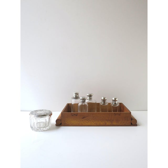 Silver Sterling Silver Jewelry Box With Vanity Mirror, Victorian Style, Late-20th Century For Sale - Image 8 of 11